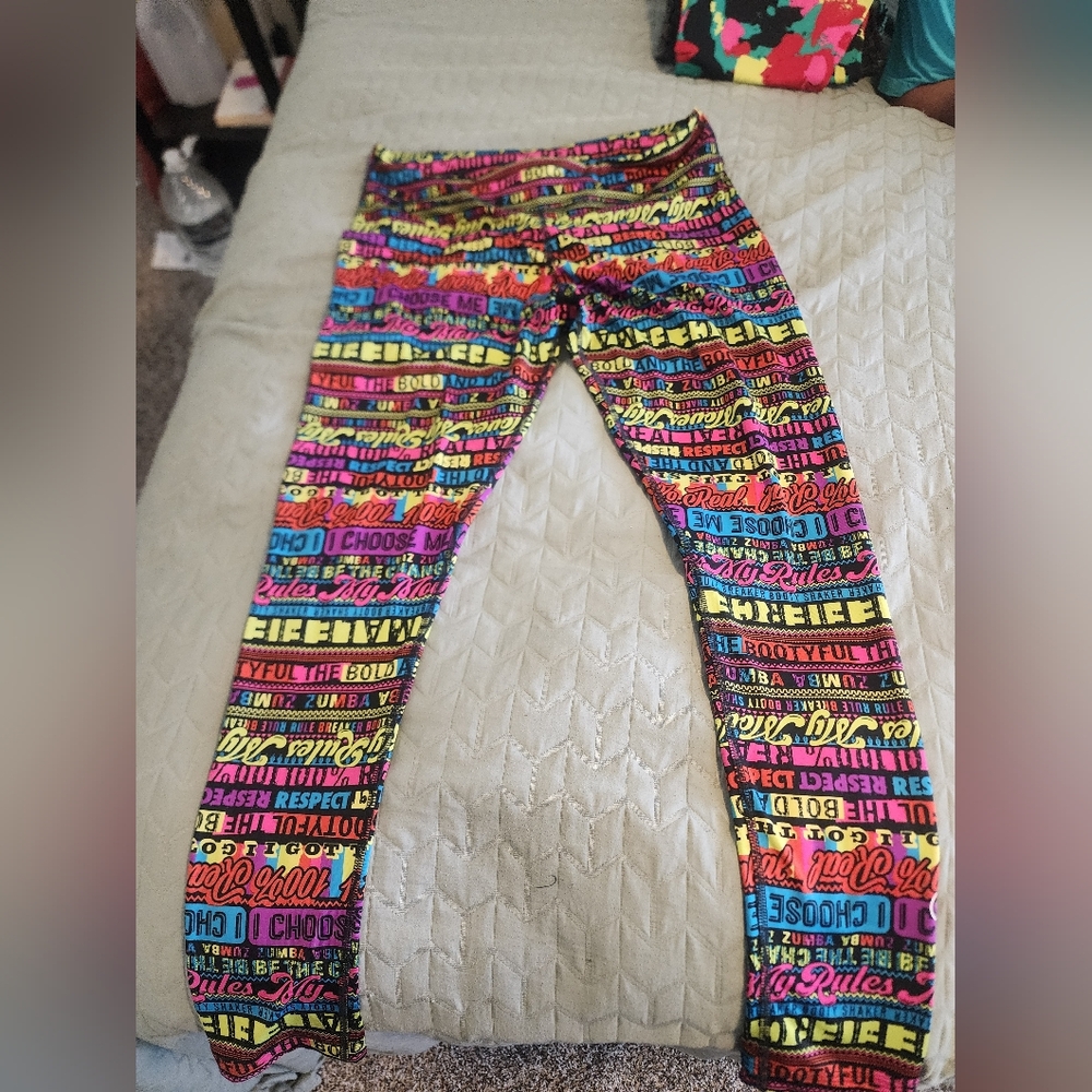Zumba fierce female leggings XL